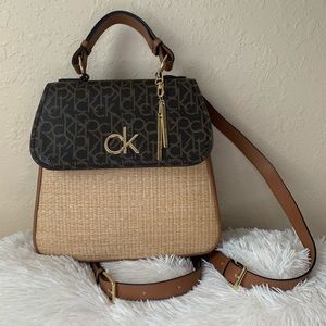 Calvin Klein Straw Backpack